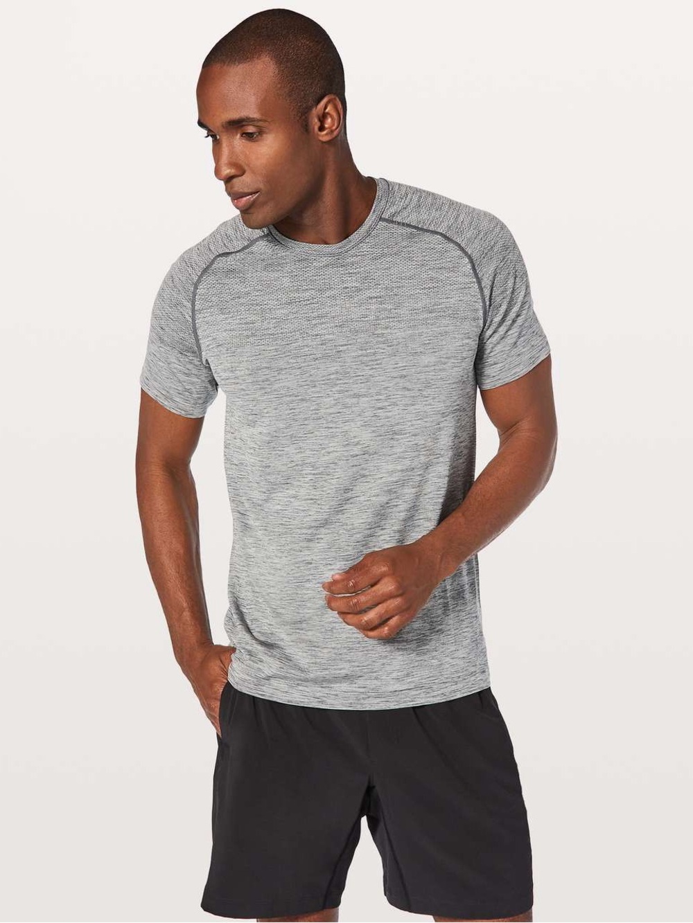Lululemon /// Men’s Metal Vent Tech Short Sleeve - Slate / White - Size Large